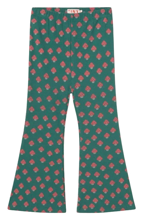 Mini Mushrooms Ribbed Pants