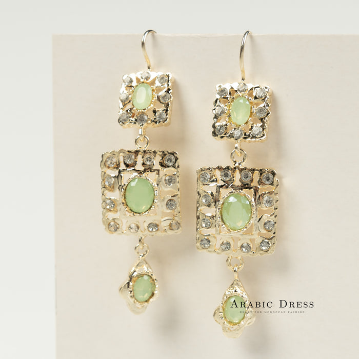 Mint  Green Nifa necklace set