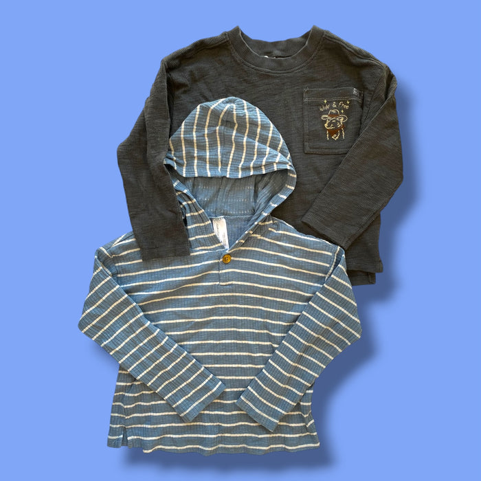 Modern Moments set of 2 tops, 4y