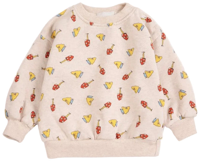 Mush Monster Duo All Over Sweatshirt