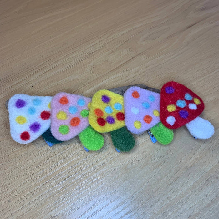 Mushroom Hair Clip