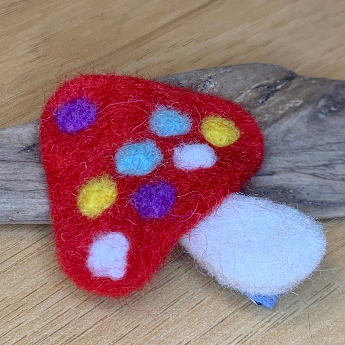Mushroom Hair Clip