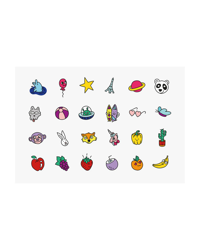 Nail Polish and Nail Sticker Set for Kids POP