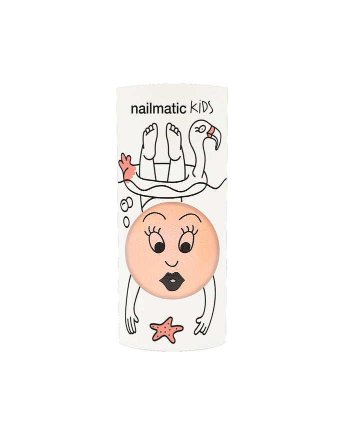 Nail Polish for Kids NEON SINGLE FLAMINGO Coral Neon