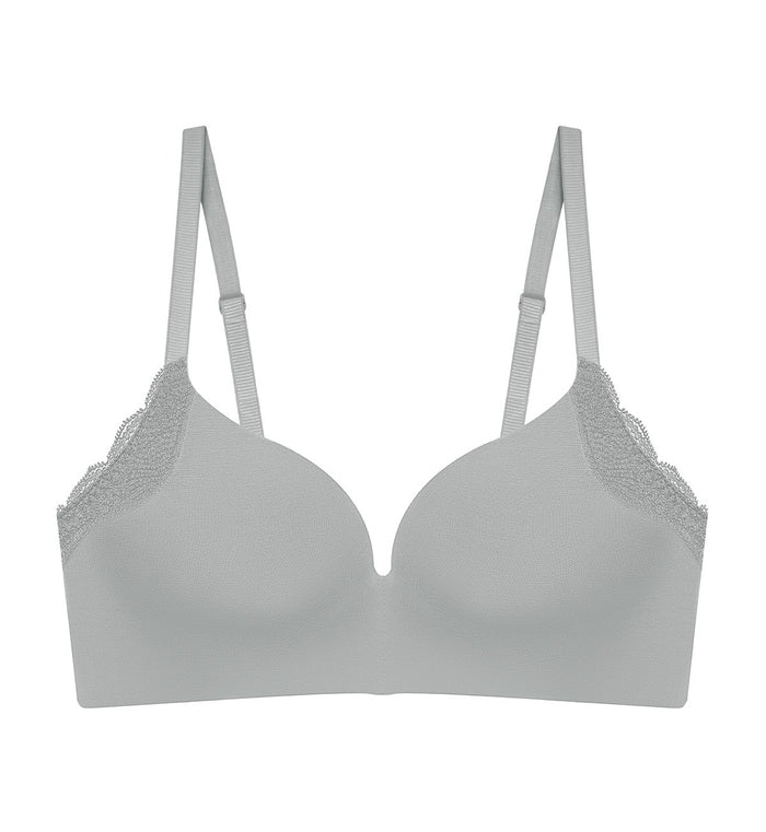 Natural Spotlight Non-Wired Padded Bra - GREY