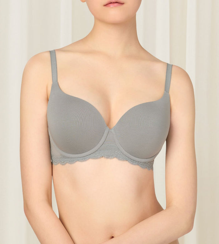 Natural Spotlight Wired Padded Bra - GREY