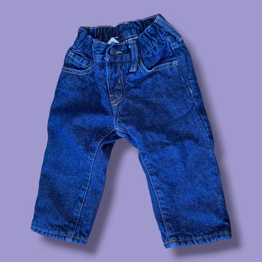 navy Gap denim pants, 12-18m