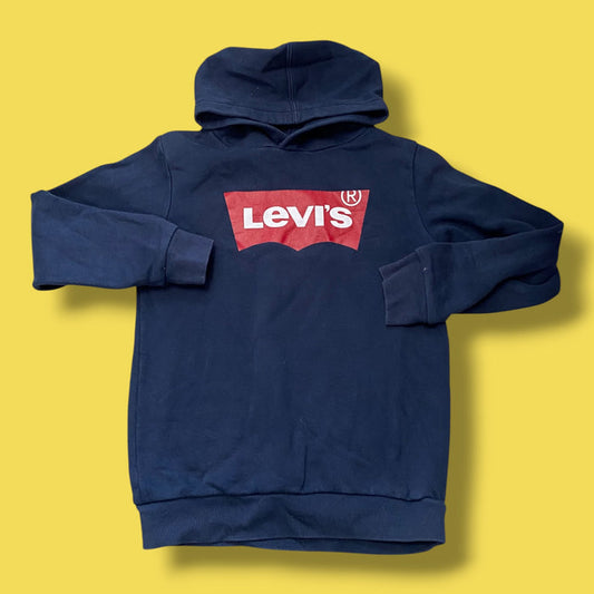 navy levis hoodie, 10-12Y