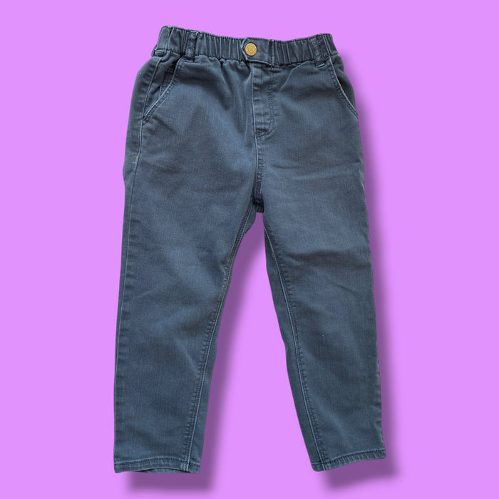 navy zara pant, 3-4Y