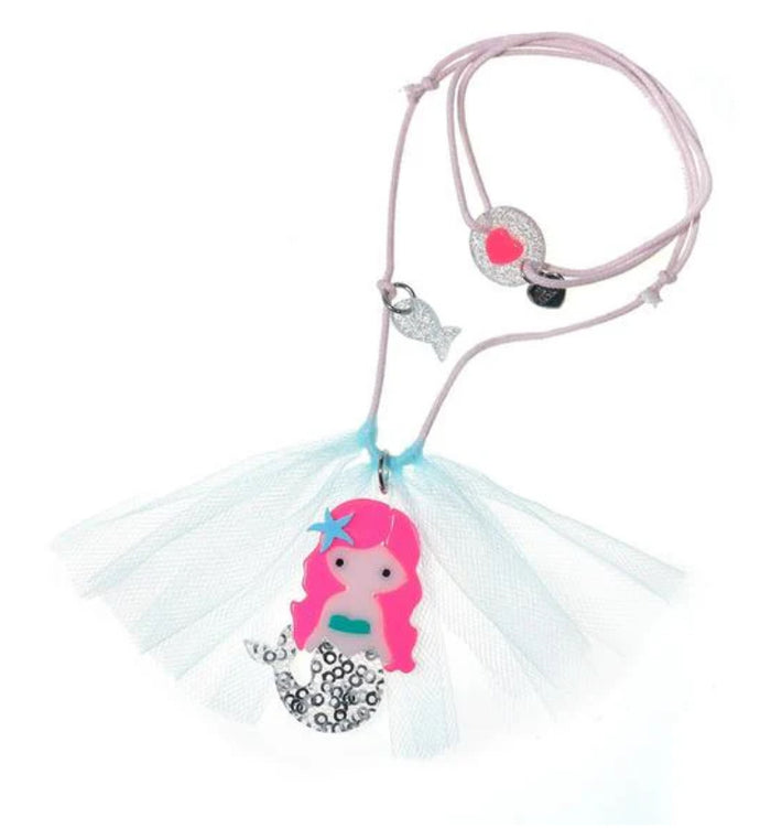 Necklace - Mermaid Neon Pink Hair