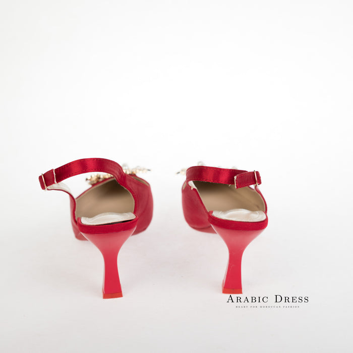 Neyla Heels Red