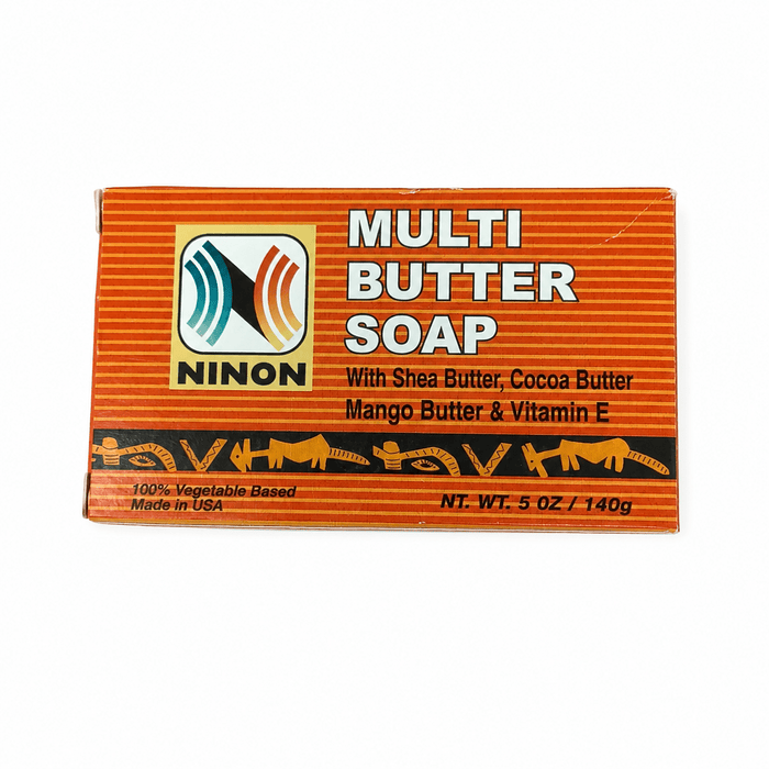 Ninon Multi Butter Soap 5oz | African Black & Shea Care - Yado African & Caribbean Market