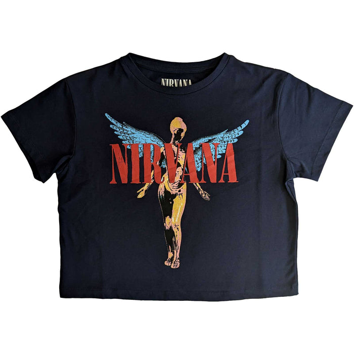 Nirvana Crop Top - Angelic Rock Off