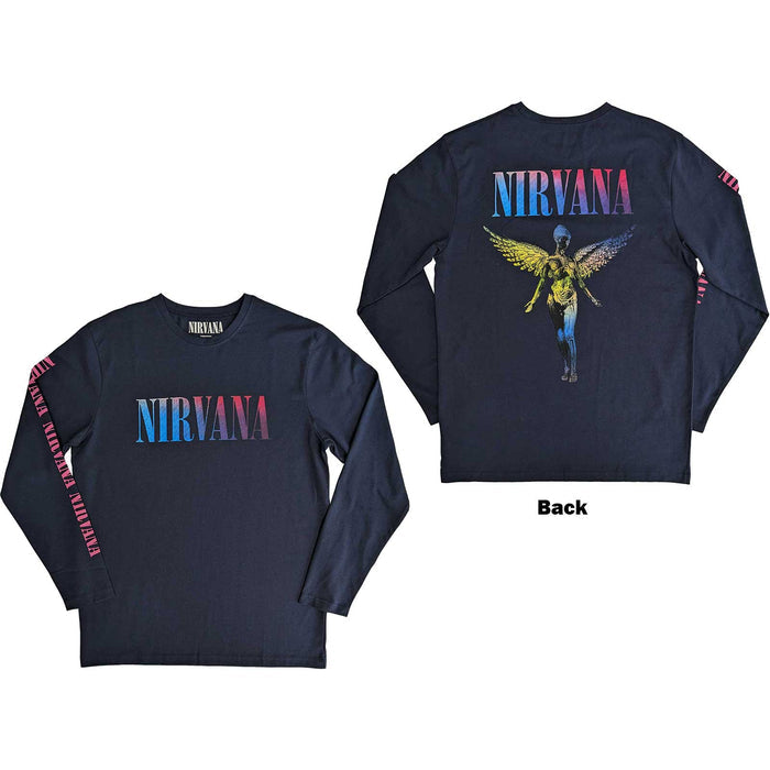 Nirvana Unisex Long Sleeve T-shirt - Angelic Rock Off