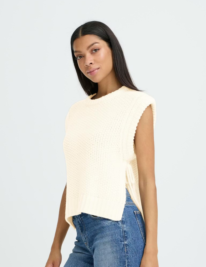 Nitta Sweater Vest- Birch