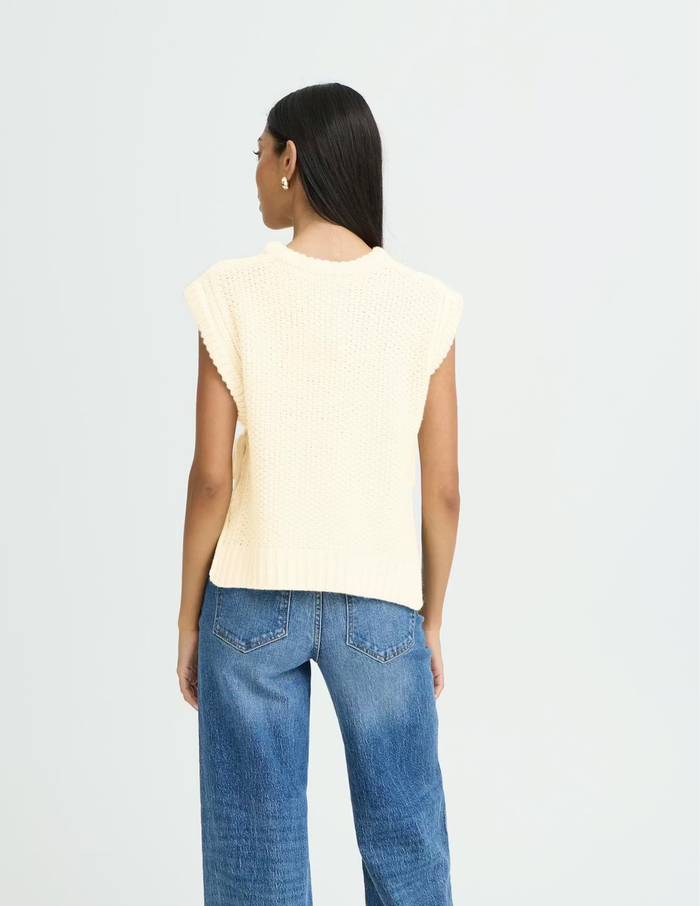 Nitta Sweater Vest- Birch