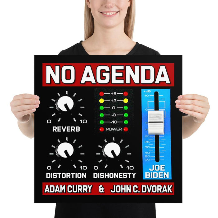 NO AGENDA 1212 - cover art poster print