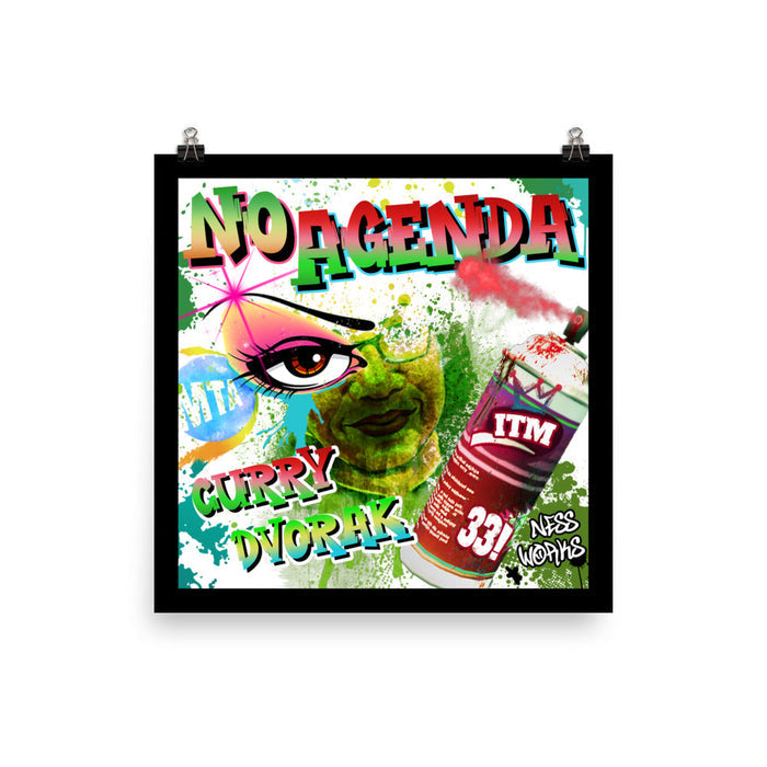 NO AGENDA 1442 - cover art poster print