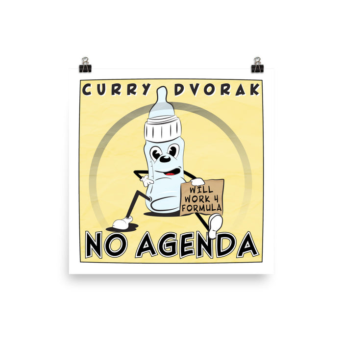 NO AGENDA 1451 - cover art poster print