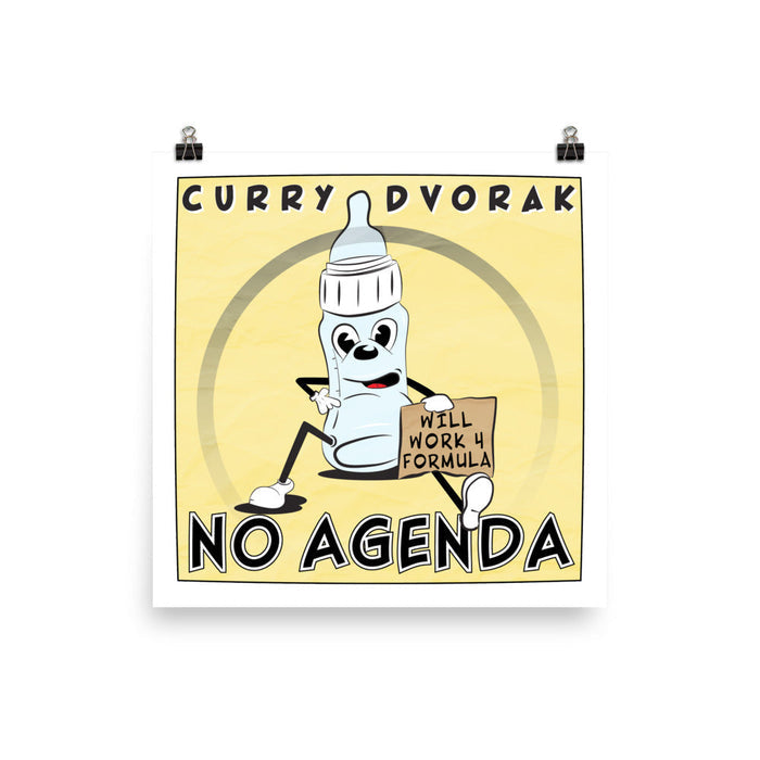 NO AGENDA 1451 - cover art poster print