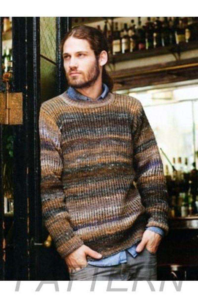 Noro 19 Man's Ribbed Sweater PATTERN ONLY-Patterns-Noro-Alpaca Direct