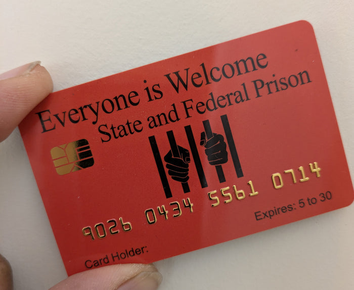 Official Everyone Is Welcome Card: 8 PACK, Free Shipping