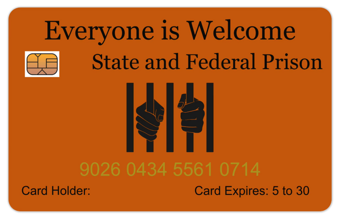 Official Everyone Is Welcome Card: 8 PACK, Free Shipping
