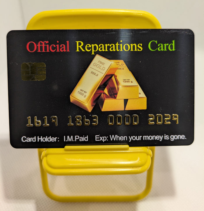 Official Reparations Card™   8 Pack FREE SHIPPING (Official and Original)