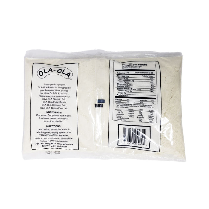 Ola Authentic Pounded Yam (Iyan) Iyan Instant 2 Lb - Yado African & Caribbean Market