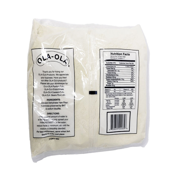 Ola Ola Authentic Pounded Yam Iyan Instant (5Lbs) - Yado African & Caribbean Market