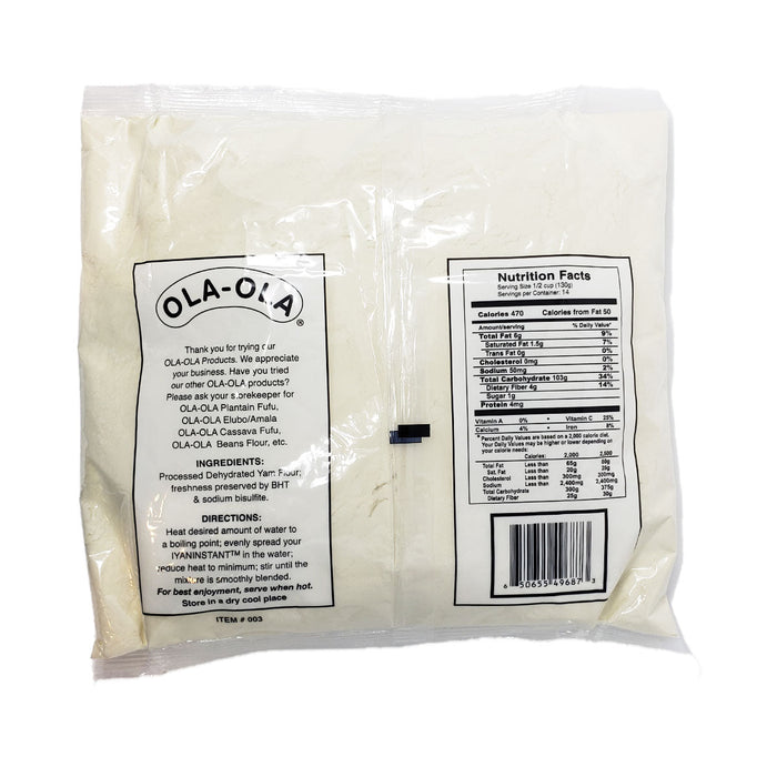 Ola Ola Pounded Yam, - 4 lbs - Yado African & Caribbean Market