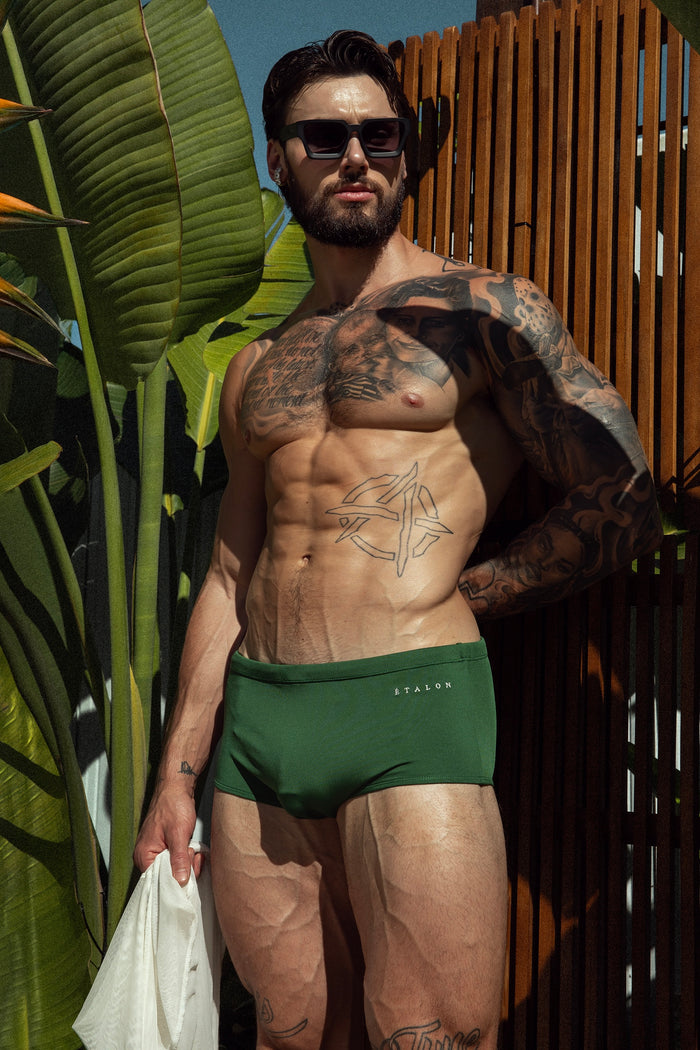 Olive Swim Sunga 02