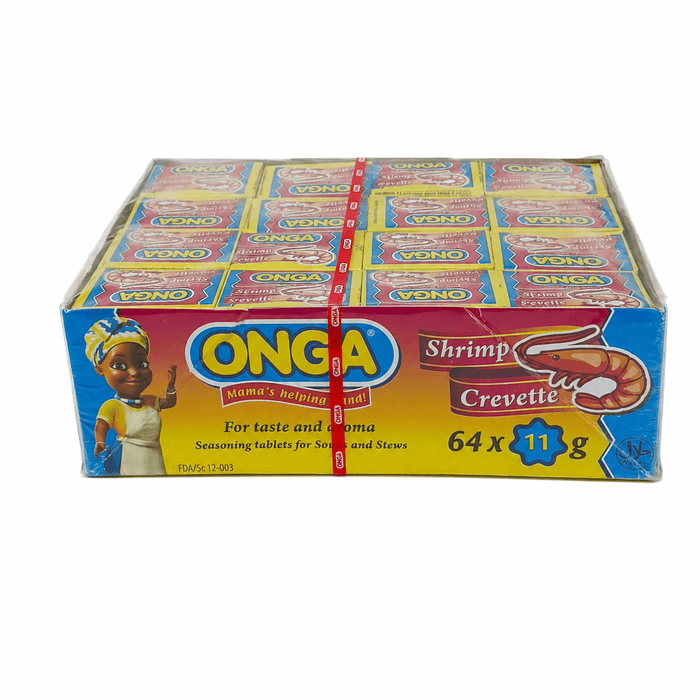 Onga Shrimp Cube | Pack of 64 Flavorful Seasoning Cubes - Yado African & Caribbean Market