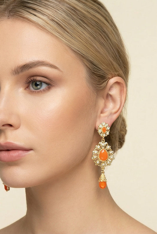 Orange Ara Earrings