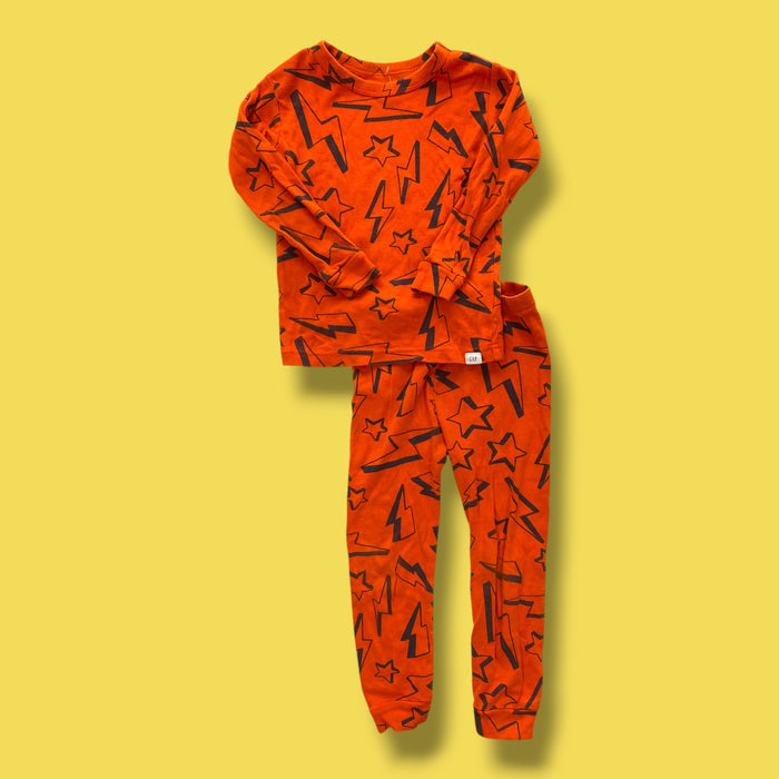 Orange Gap 2 piece PJS, 3Y