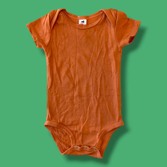Orange Little & Lively Bodysuit, 6-12m