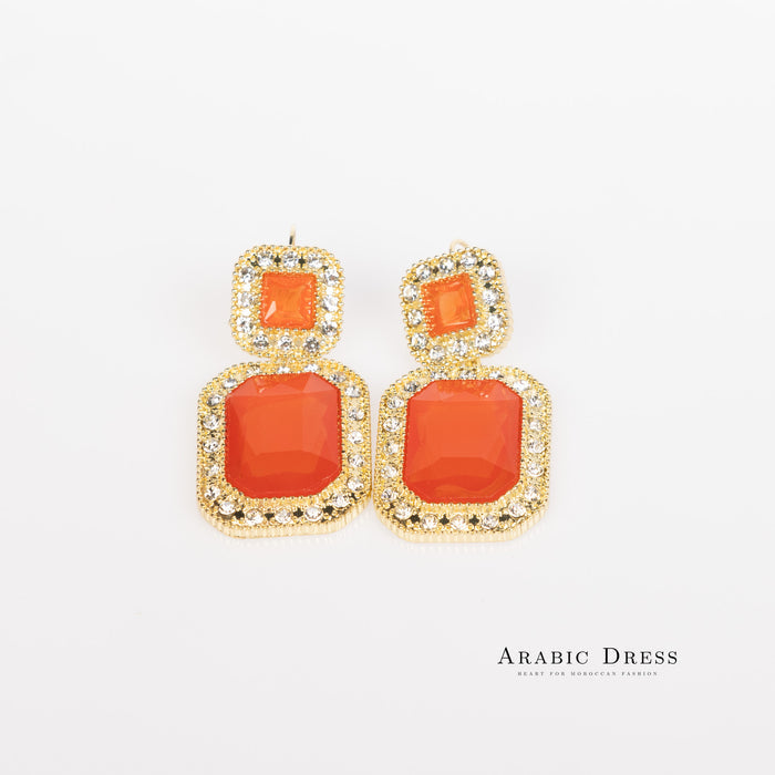Orange Mi-So Necklace set