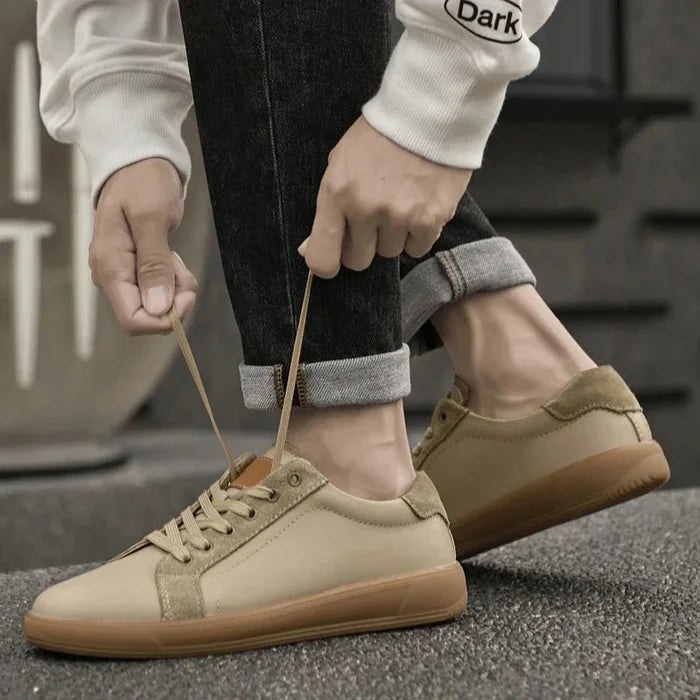 Oxford casual outfit shoes - AntoniosClothing - Khaki