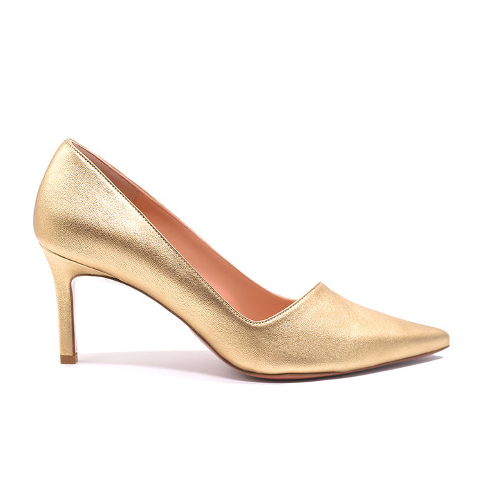 Oxitaly Stefy 02 Signal Gold Metallic Leather