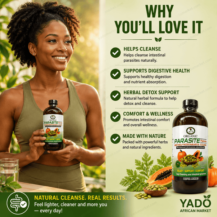 Parasite Cleanse – Herbal Detox & Digestive Support - Yado African & Caribbean Market
