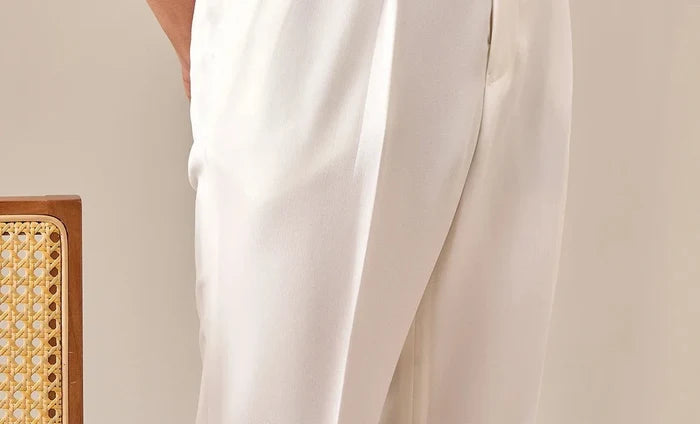 Paris high waist straight fit pants - AntoniosClothing - Khaki