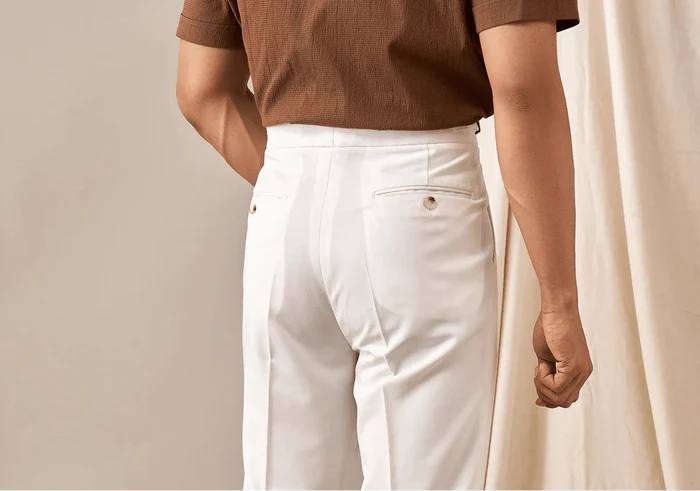 Paris high waist straight fit pants - AntoniosClothing - Gray
