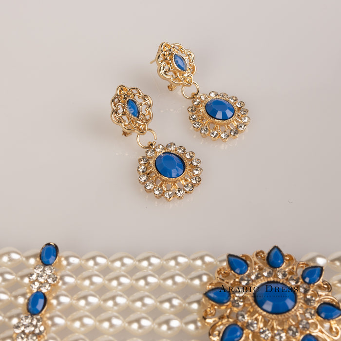 Pearl Sisi Pearl blue necklace set