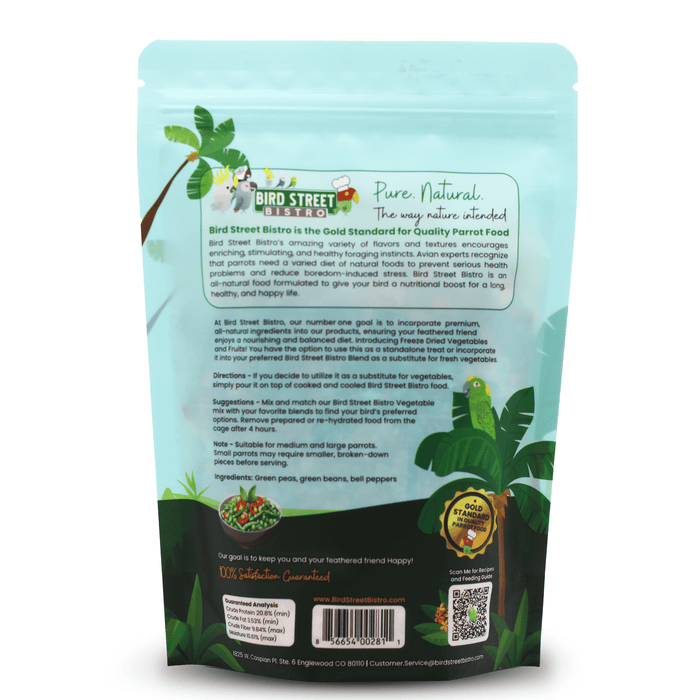 Peas & Bell Peppers Boost - Parrot Veggies Mix