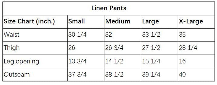 Perfect Blue Linen Pant