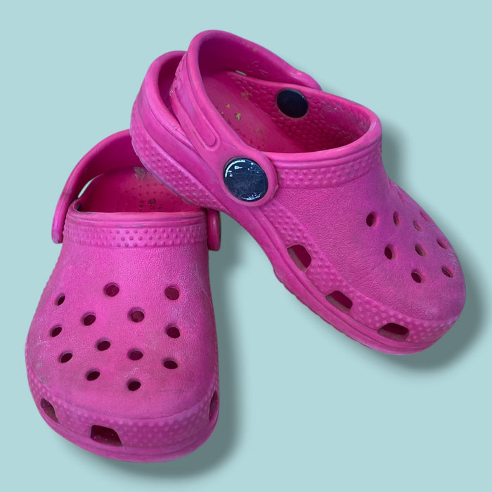 Pink Crocs Crocs, 5.0