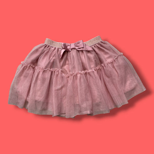 Pink H&M tulle skirt, 2-4Y