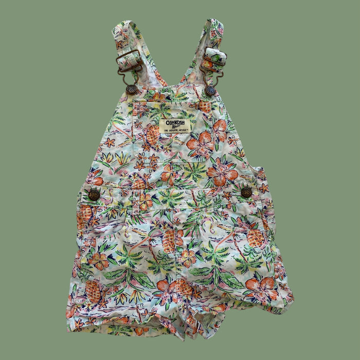 pink oshkosh Overalls floral, 24m