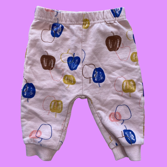 pink PL Baby apple pants, 6m