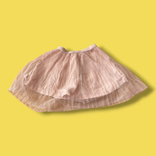 pink Zara tulle skirt, 9-12m